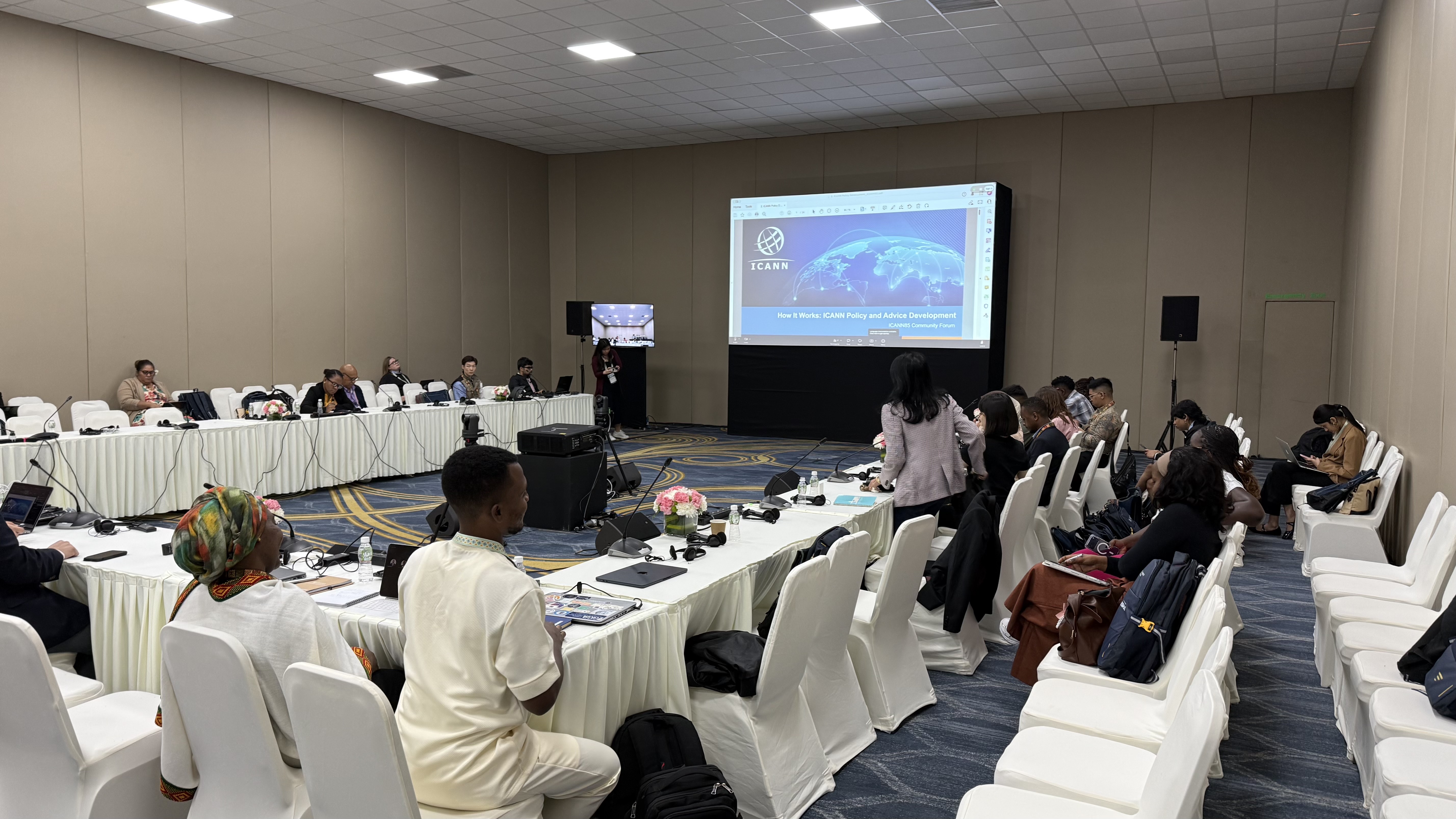 ICANN85ムンバイ会場風景 ICANN85ムンバイ会場風景
